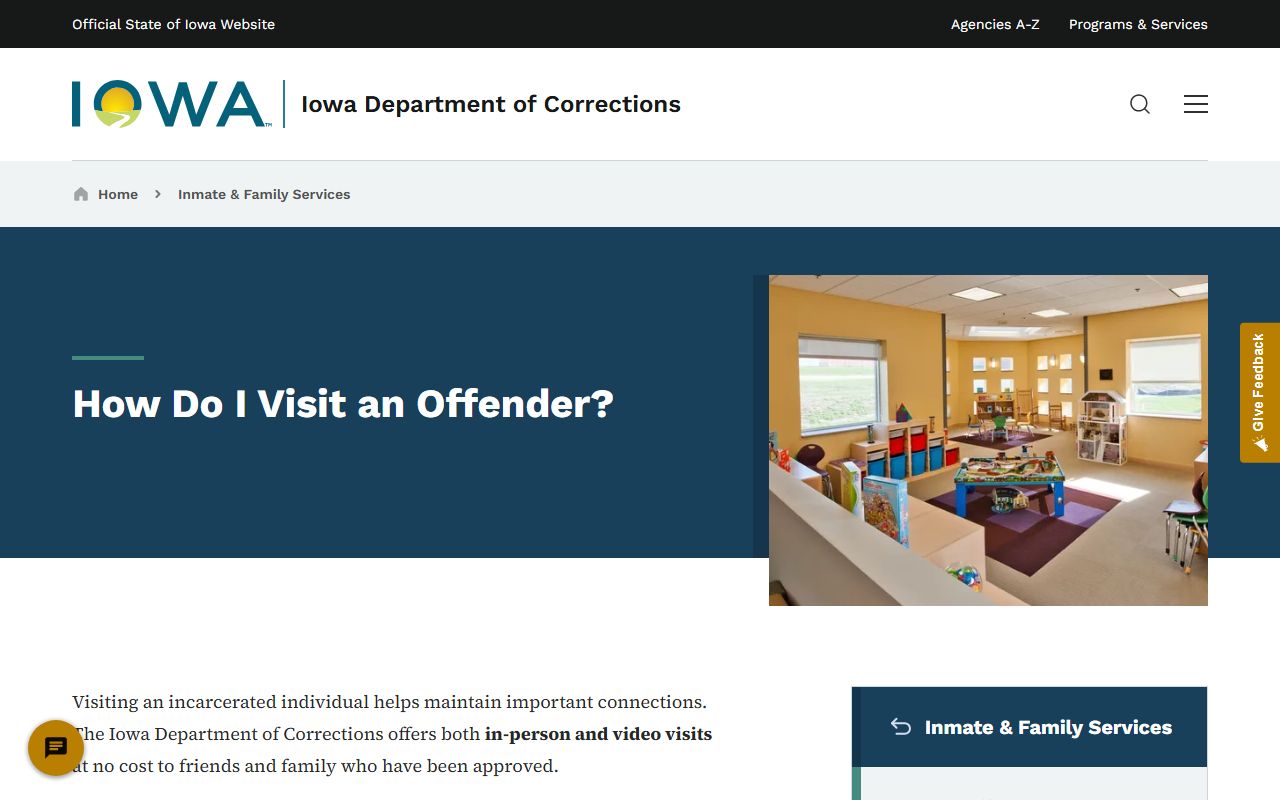O'Brien County jail mugshots Iowa DOC visiting source for state custody distinction